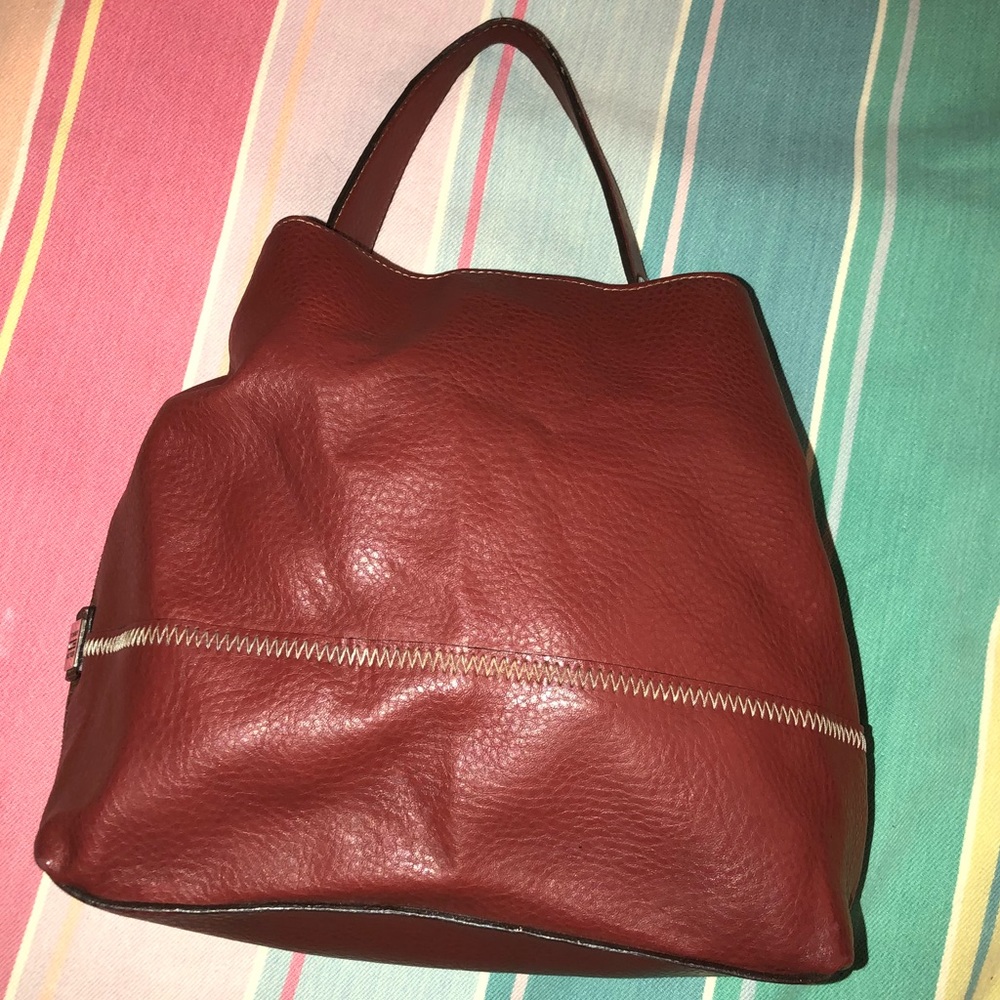 VTG TOMMY HILFIGER BUCKET BAG PURSE *USED